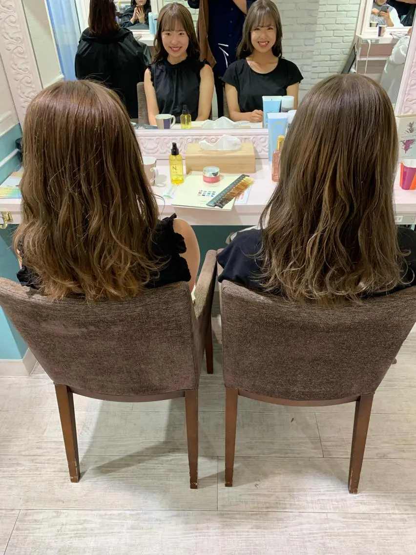 ロング カラー パーマ ヘアアレンジ ヘアカラー トリートメント ヘアセット レイヤー＆カラー 人気美容師倉崎涼のヘアスタイル