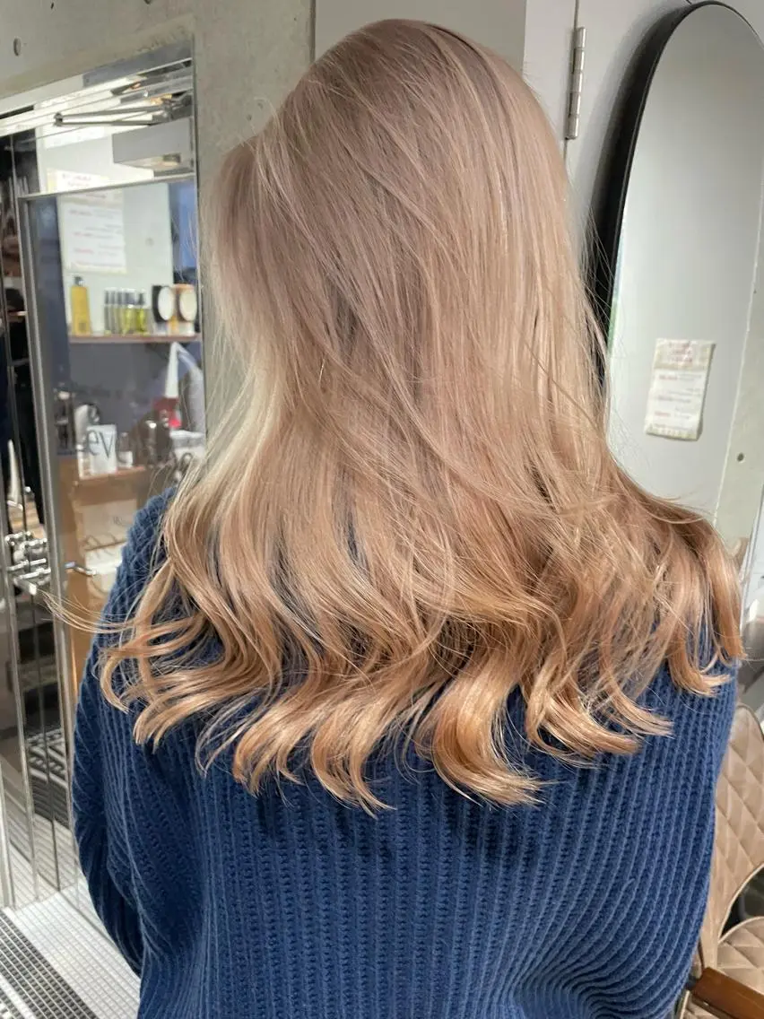 ロング カット ヘアカラー トリートメント 上品な大人レイヤー 🍀渋谷🍀濱口敬太のヘアスタイル