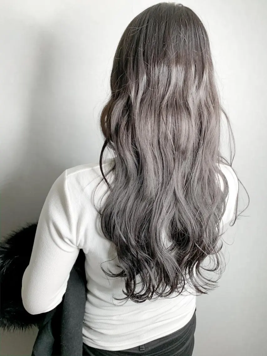 ロング カラー グレージュ ヘアカラー トリートメント 🌈 DAIKI 🌈のヘアスタイル