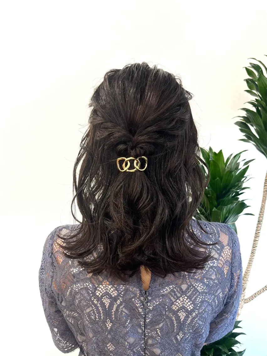 ミディアム カラー ヘアアレンジ 成人式 結婚式・ブライダル 入学式 卒業式のヘアスタイル 似合わせカット HIROKO / 透明感暖色カラー🎀のヘアスタイル