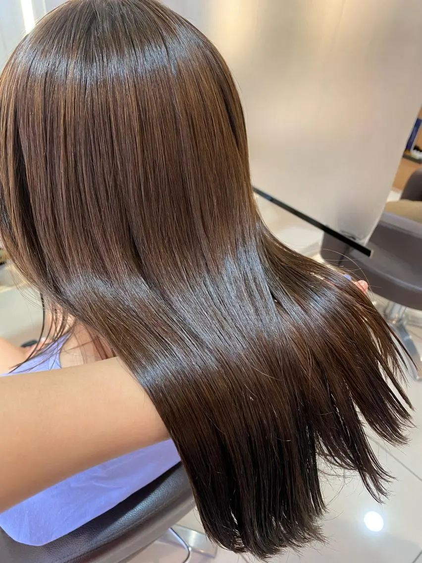ミディアム カラー アッシュ ベージュカラー ヘアカラー トリートメント 🐥波巻き/メンズ/ ショート🐥いとみなのヘアスタイル