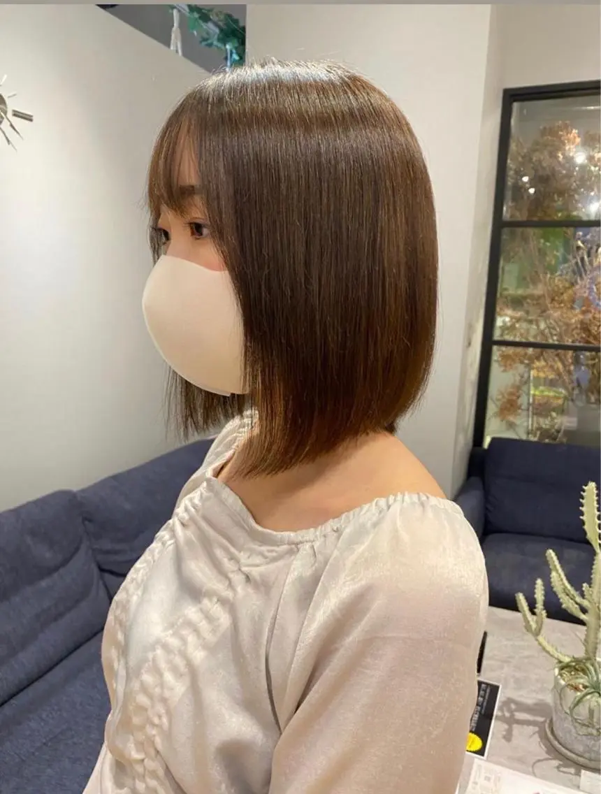 ショート カラー カット ヘアカラー トリートメント Tamagawa Sakiのヘアスタイル