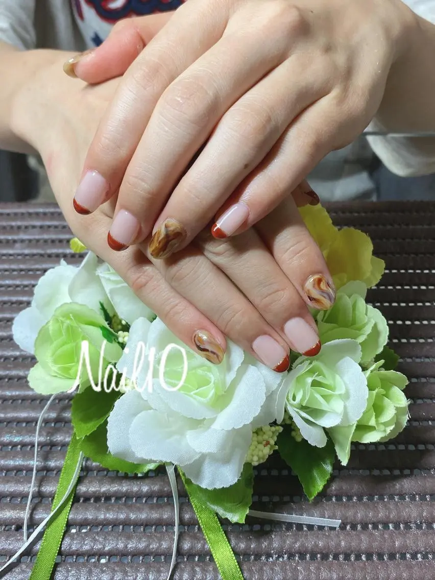 ネイル シンプルネイル ハンドネイル Nail10 Kakoのネイルデザイン