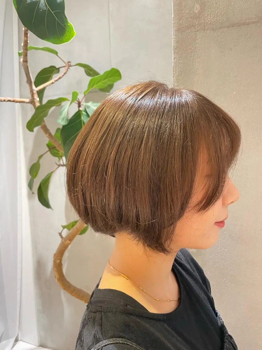 ショート カラー オリーブカラー たなか こころ🎀のヘアスタイル