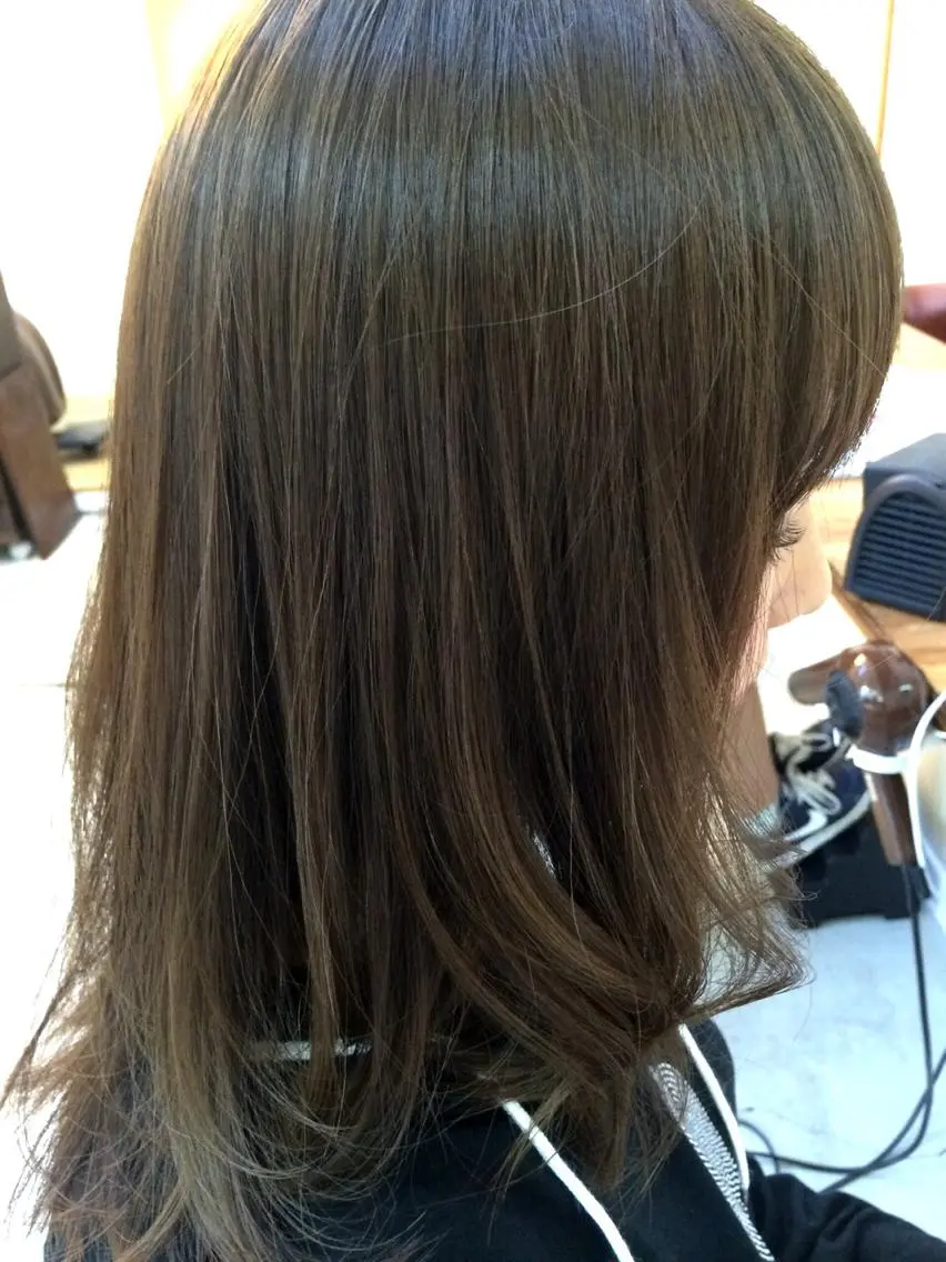 カラー アッシュ エクステ(レミー毛) NINEのヘアスタイル