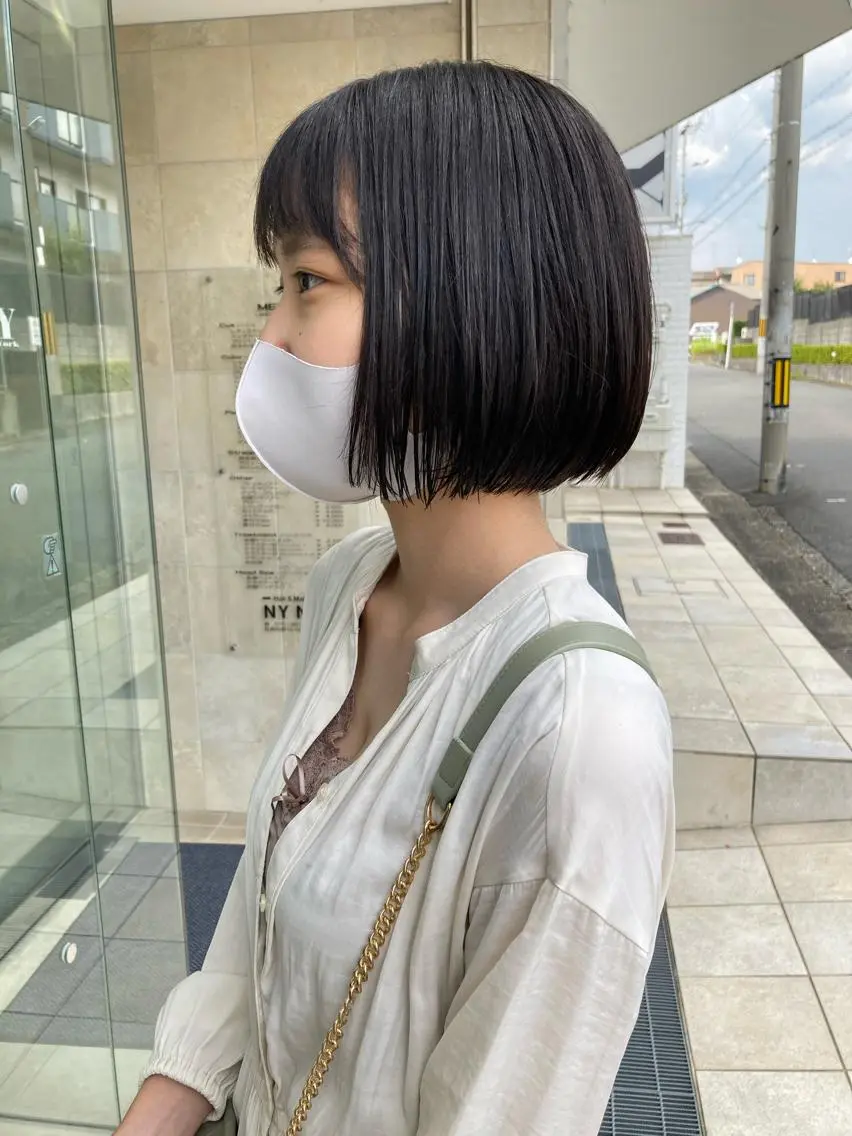 ショート ボブ カット トリートメント 田中 あかねのヘアスタイル