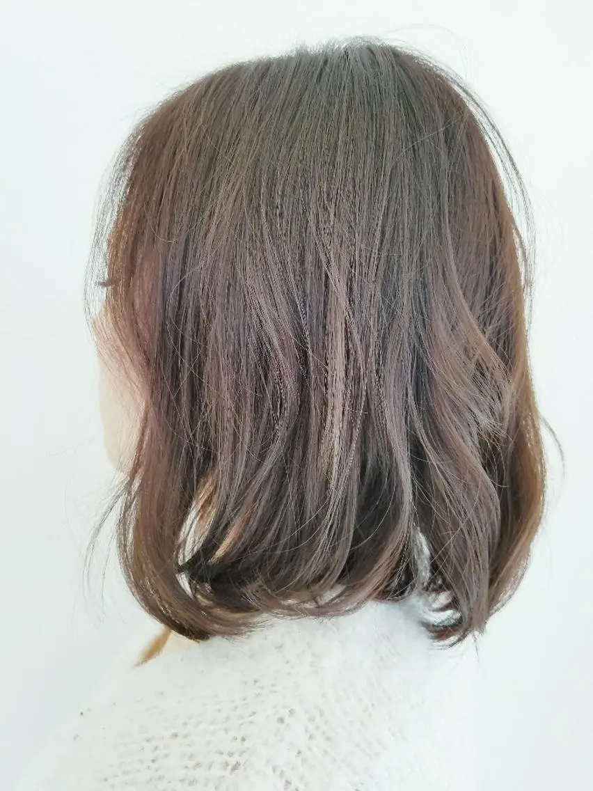 ショート カラー アッシュ ベージュカラー イルミナカラー ボブ 髪質改善/ハイライト 小林秀樹のヘアスタイル