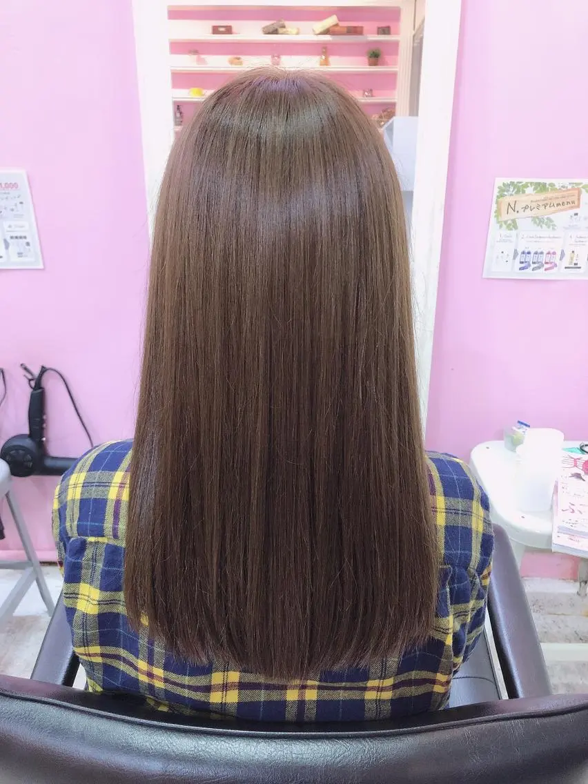 セミロング カラー 浦山 和之のヘアスタイル