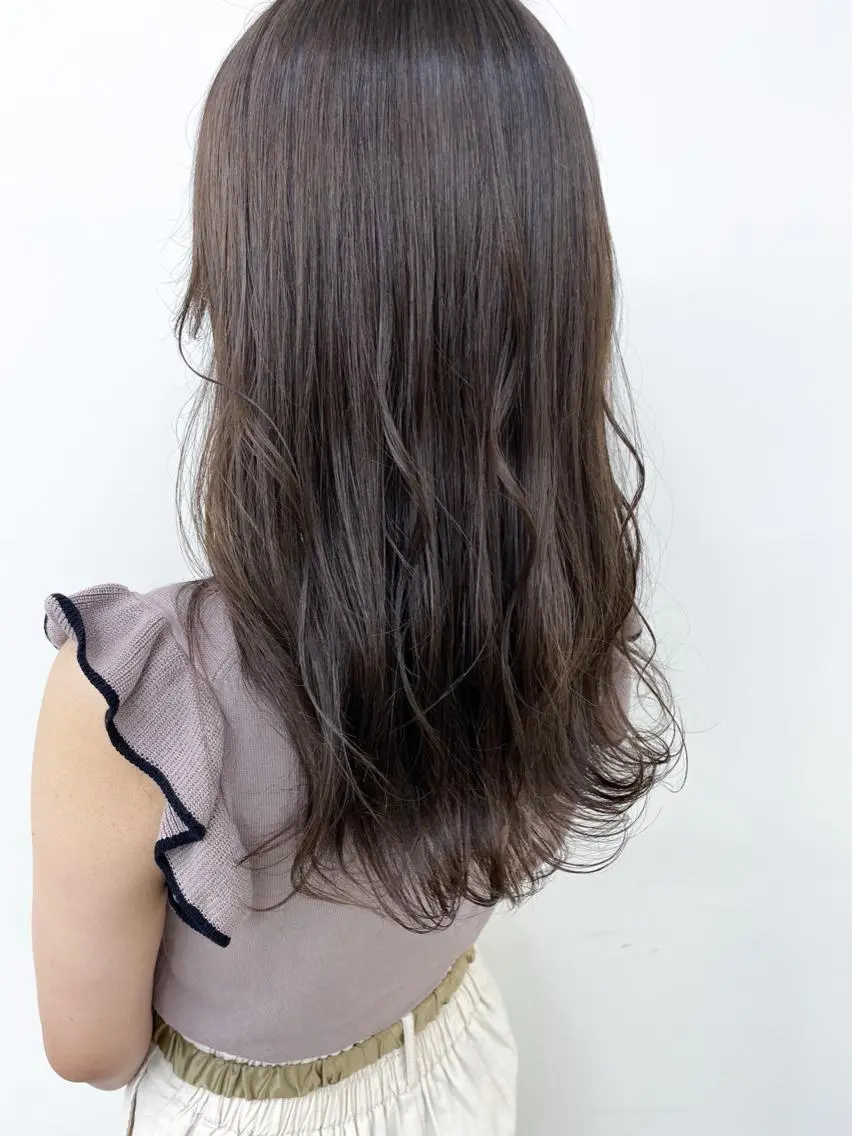 セミロング カラー ベージュカラー 透明感カラー カット ヘアカラー トリートメント 丹羽 隼人/髪質改善 /韓国ヘア🇰🇷のヘアスタイル