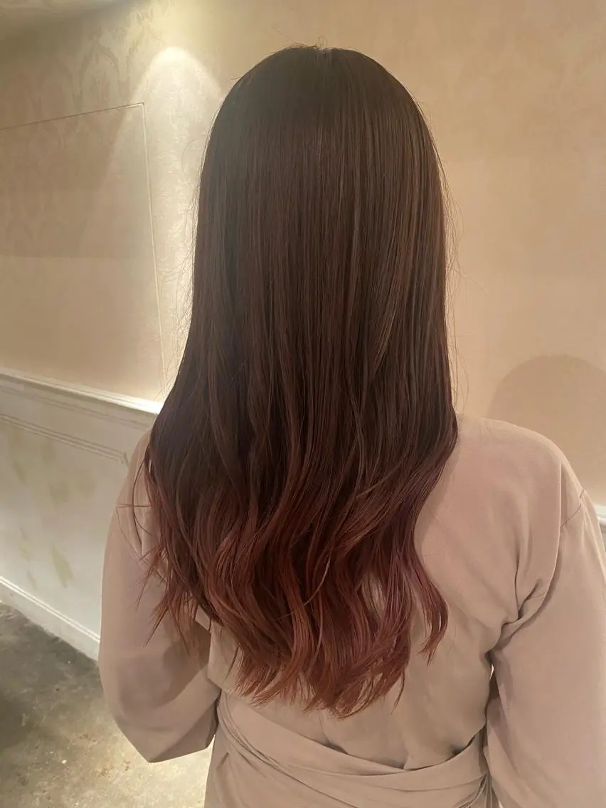 ロング ヘアカラー 髪質改善／美髪矯正 林田和真のヘアスタイル
