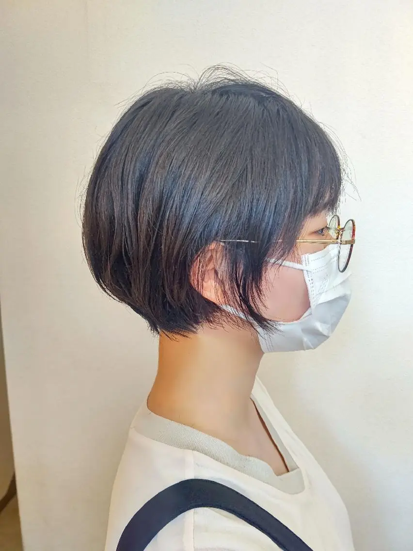 ショート ショートヘア 【似合わせ・レイヤー ・パーマ】海気のヘアスタイル