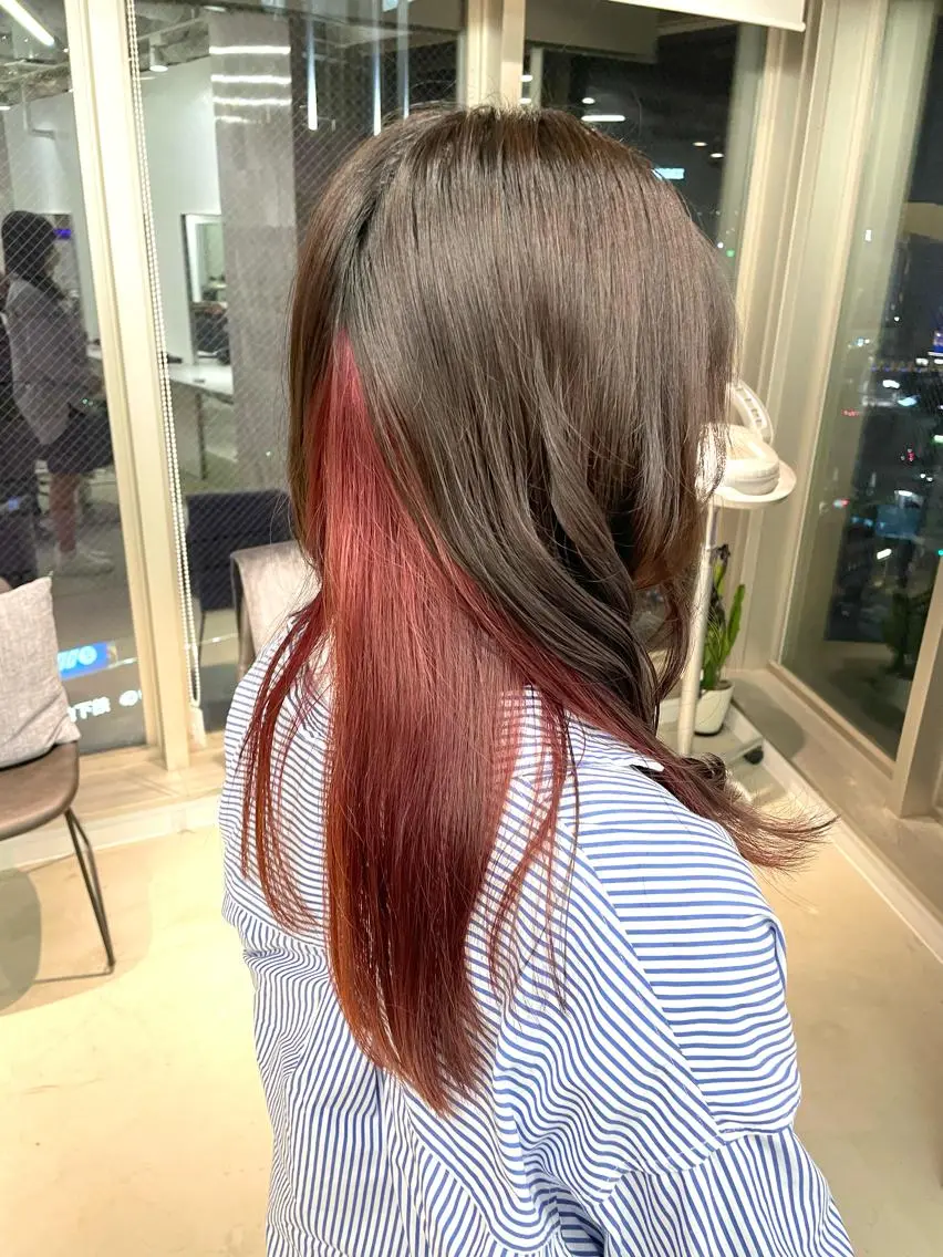 ミディアム 🎗副店長/井上 竜 ブリーチ指名No.1のヘアスタイル