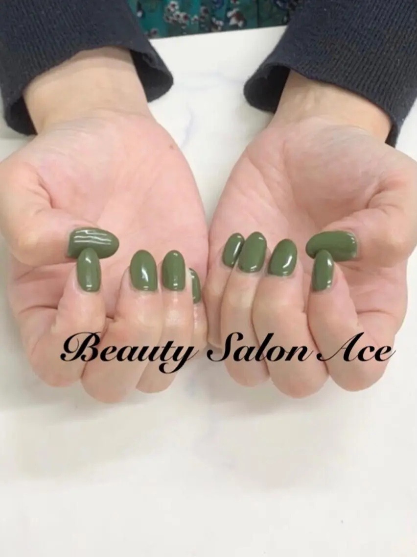 ネイル アートネイル ジェルネイル メンズネイル ワンカラーネイル 池袋フィルイン Ace♡Nailのネイルデザイン
