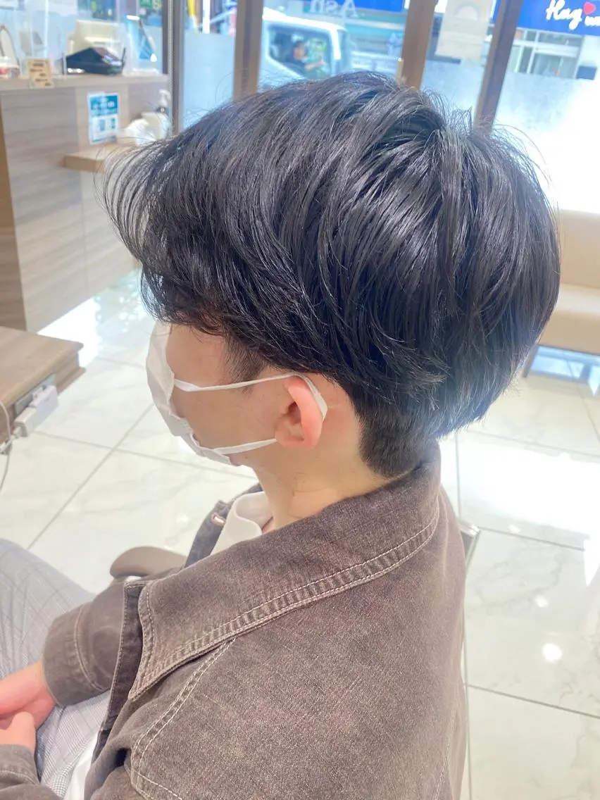 パーマ メンズ 技術モデル募集中 🩶村嶋 彩のヘアスタイル