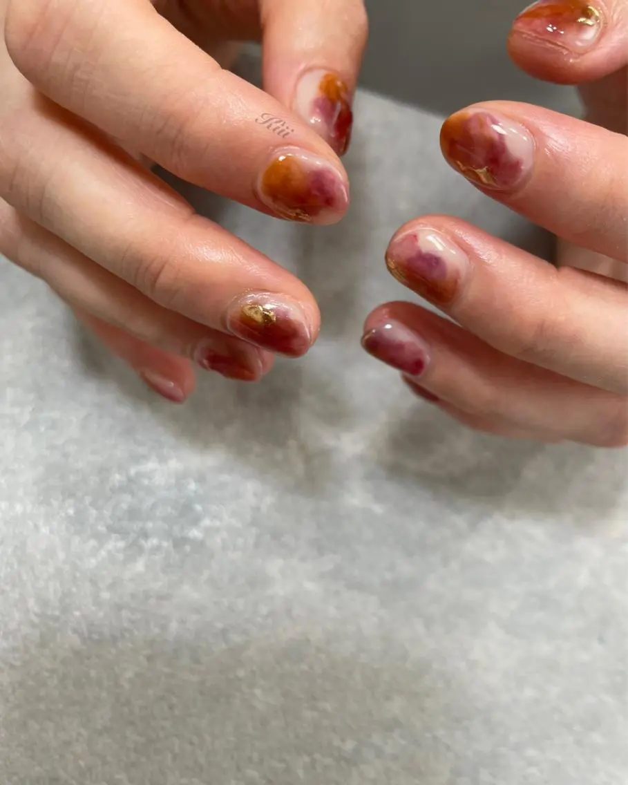 ネイル アートネイル ハンドネイル フットネイル kiii.__ ✴︎*のネイルデザイン