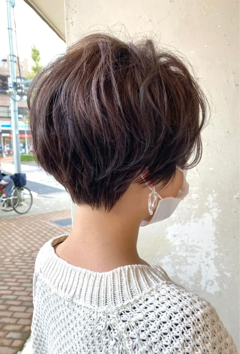 ショート 井上 日菜乃のヘアスタイル