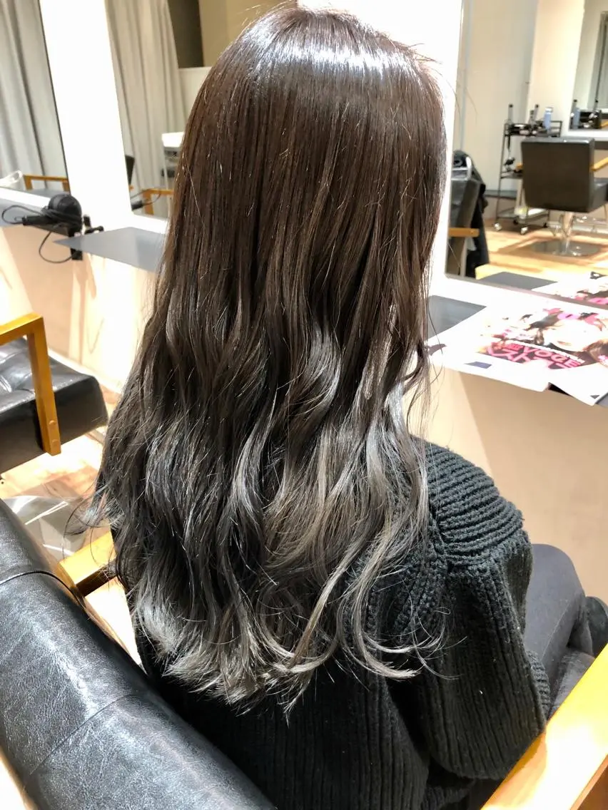 ロング カラー カット ヘアカラー トリートメント 美髪・透明感カラー 西川仁弥のヘアスタイル