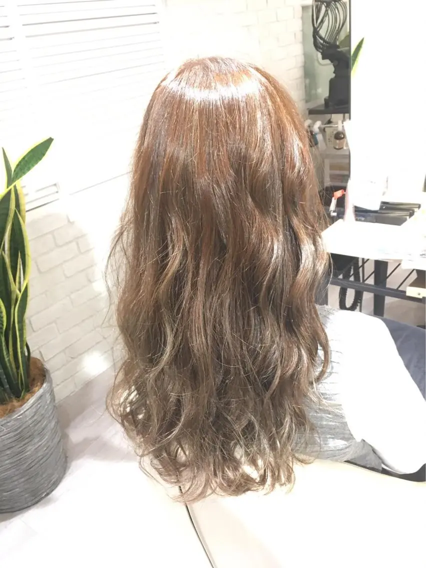 ロング カラー ヘアアレンジ 金子 富士のヘアスタイル