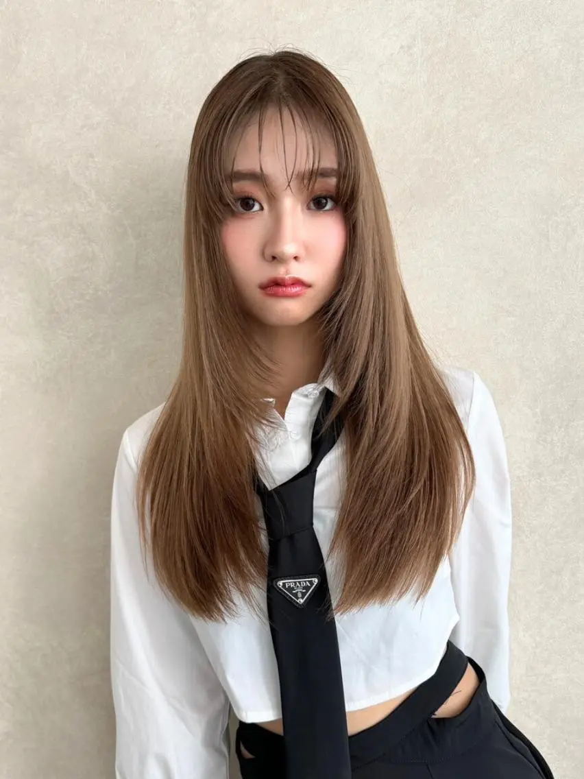 ロング カラー カット ヘアカラー トリートメント ANGELICA JR和歌山店のヘアスタイル