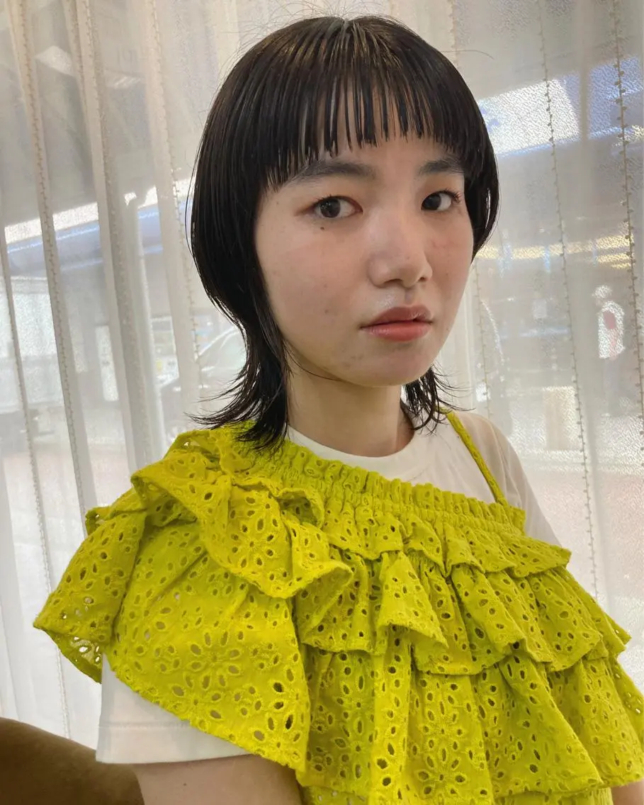 ショート ウルフカット カット BRIST kitaのヘアスタイル