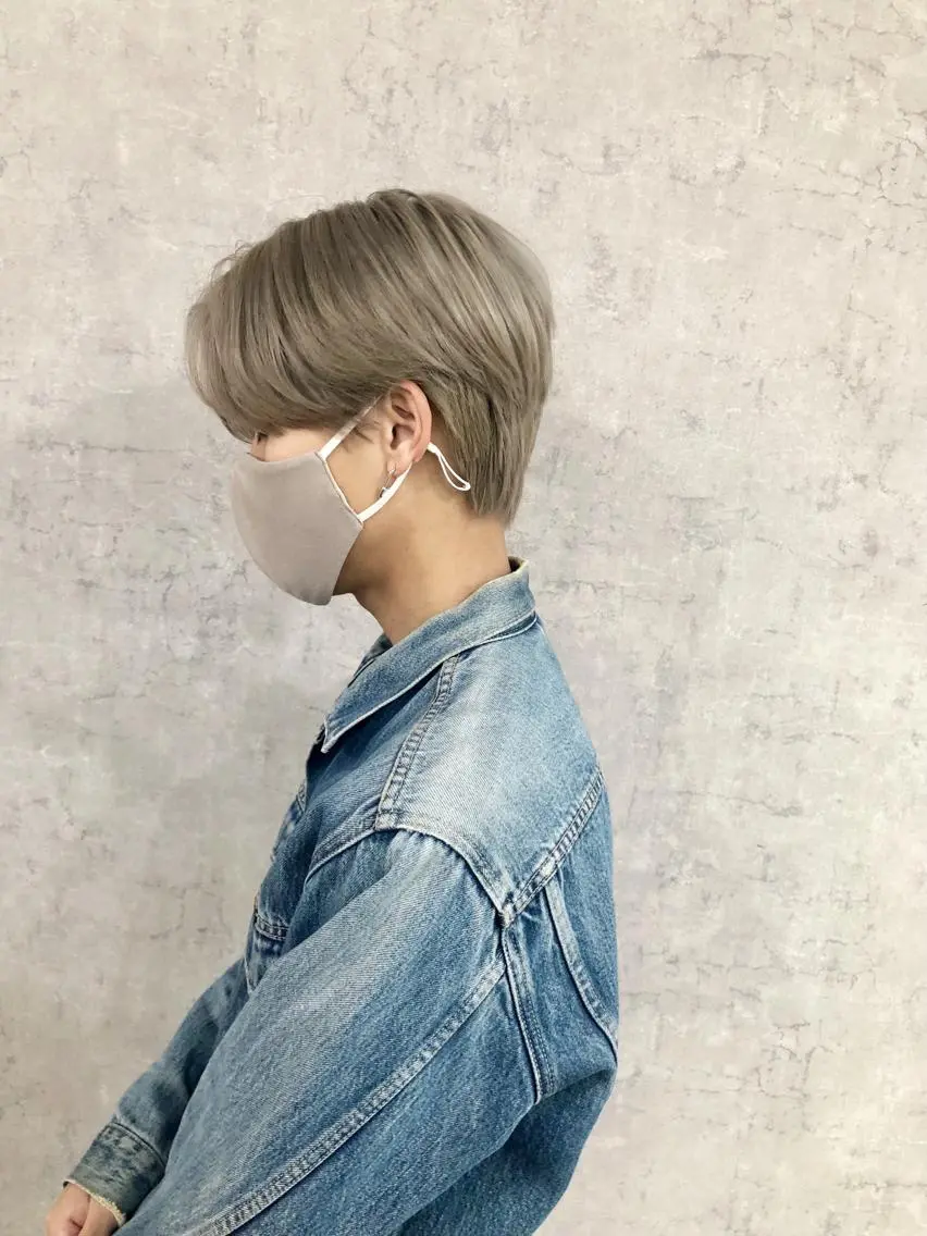 ショート カラー パーマ ヘアアレンジ メンズ キッズ ネイル マツエク・マツパ メンズバレイヤージュ メンズブリーチ メンズハイライト メンズインナーカラー メンズ韓国風 エビスザキレン/メン ズ/心斎橋🌳のヘアスタイル