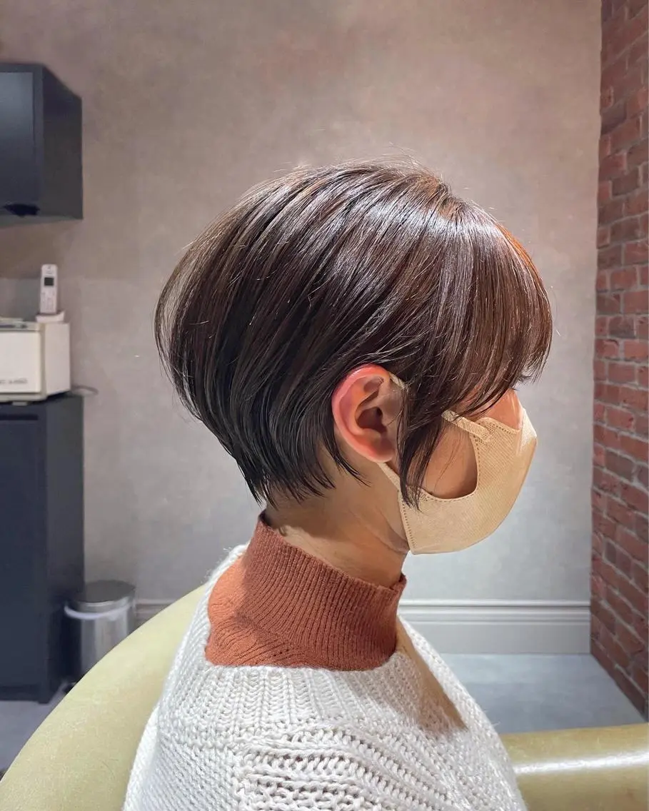ショート 丸みショート ショートヘア ✨受賞歴多数✨ボブ• ショート🕊藤原朋也のヘアスタイル
