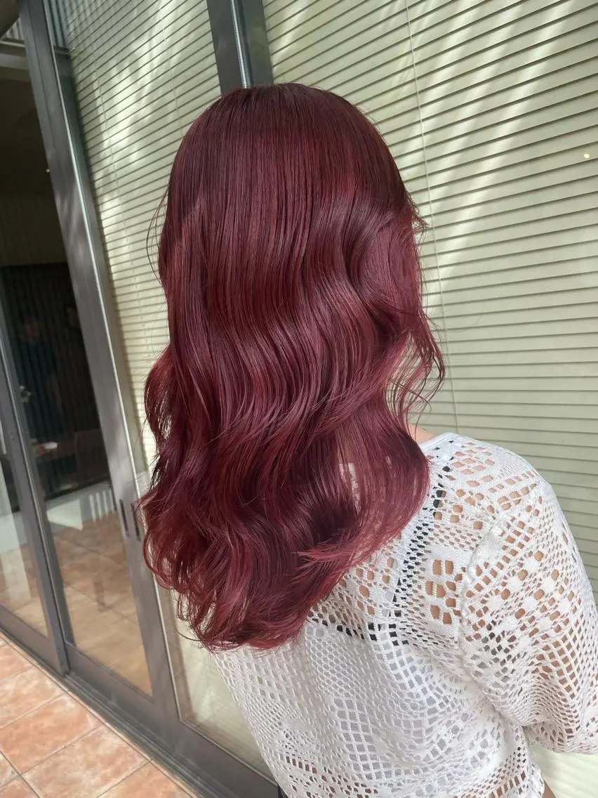 ミディアム カラー ピンクカラー ブリーチ👩‍🦳/ ‪✂︎MANAMIのヘアスタイル