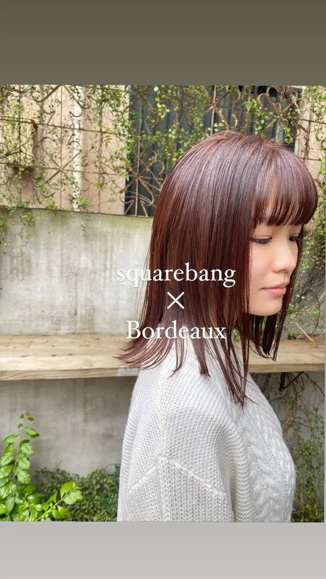 ミディアム カラー カット ヘアカラー 小顔ショート✁ ⁂Yukari⁂のヘアスタイル