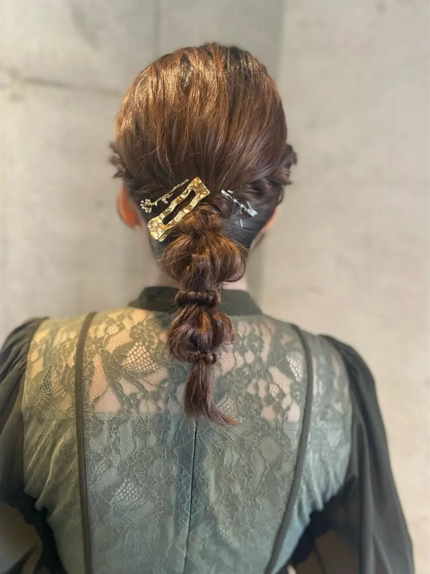ヘアアレンジ ヘアセット 美髪× ヘアセット✨Araiのヘアスタイル