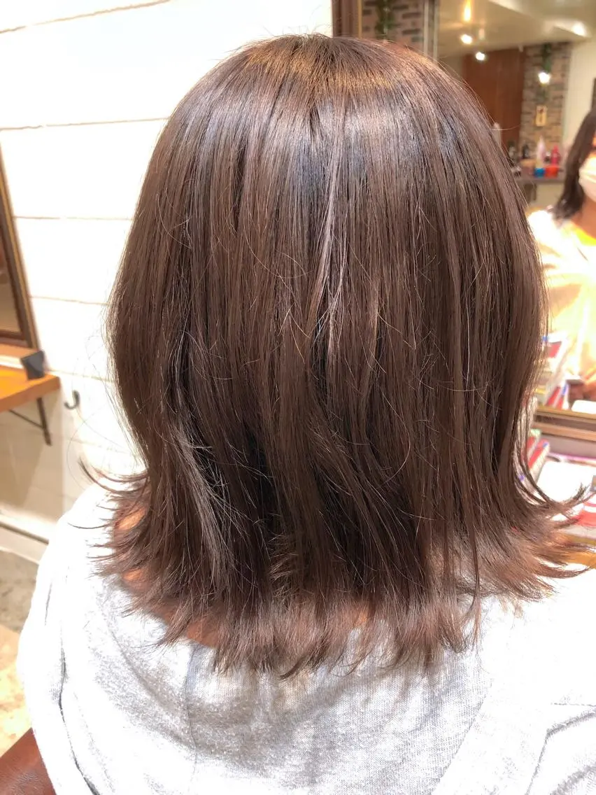 ミディアム カラー バイオレットカラー ヘアカラー トリートメント ⭐️ハイクオリティ カラー杉本雄志⭐️のヘアスタイル