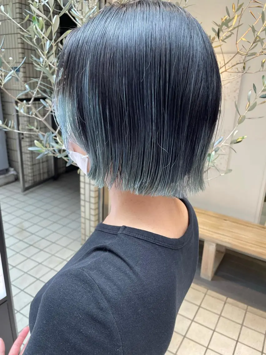 ショート カラーモデル募集中 美容室ハピスのヘアスタイル