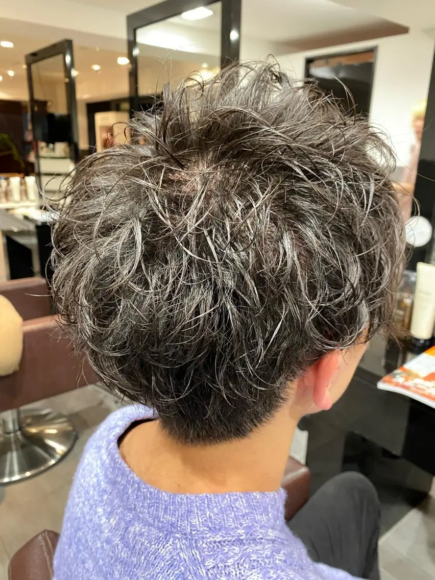 メンズ カット パーマ ⭕️メンズパーマ⭕️ 山口 裕太郎のヘアスタイル