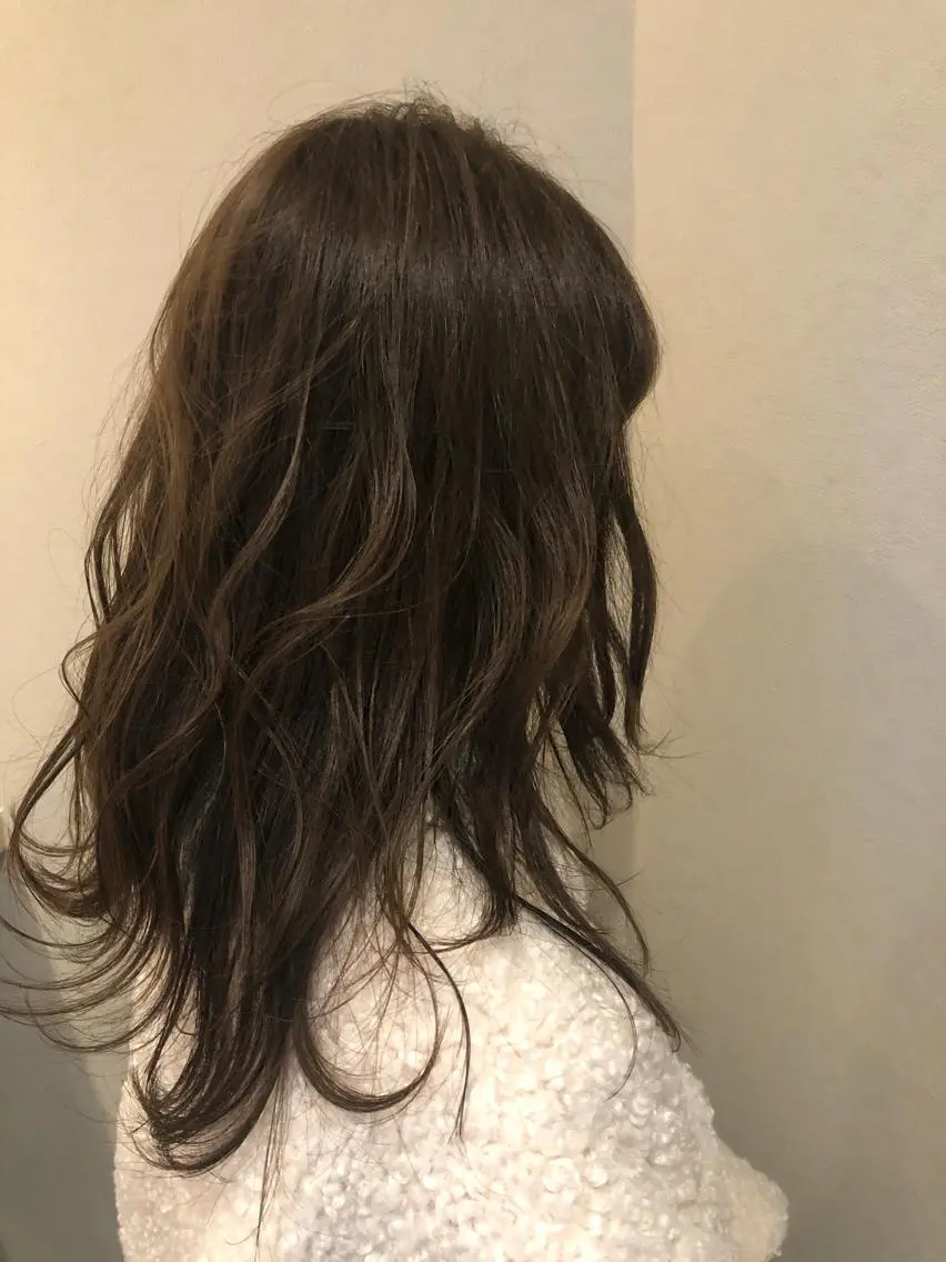 セミロング カット ヘアカラー トリートメント ショート✨顔まわり マツモト ショウゴのヘアスタイル
