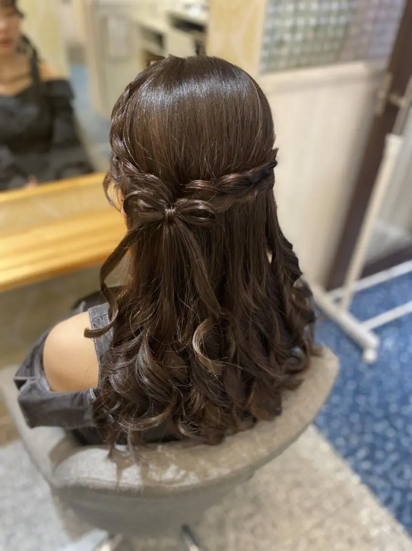 ヘアアレンジ ヘアセット天神駅直結 jrメンバーJUNのヘアスタイル