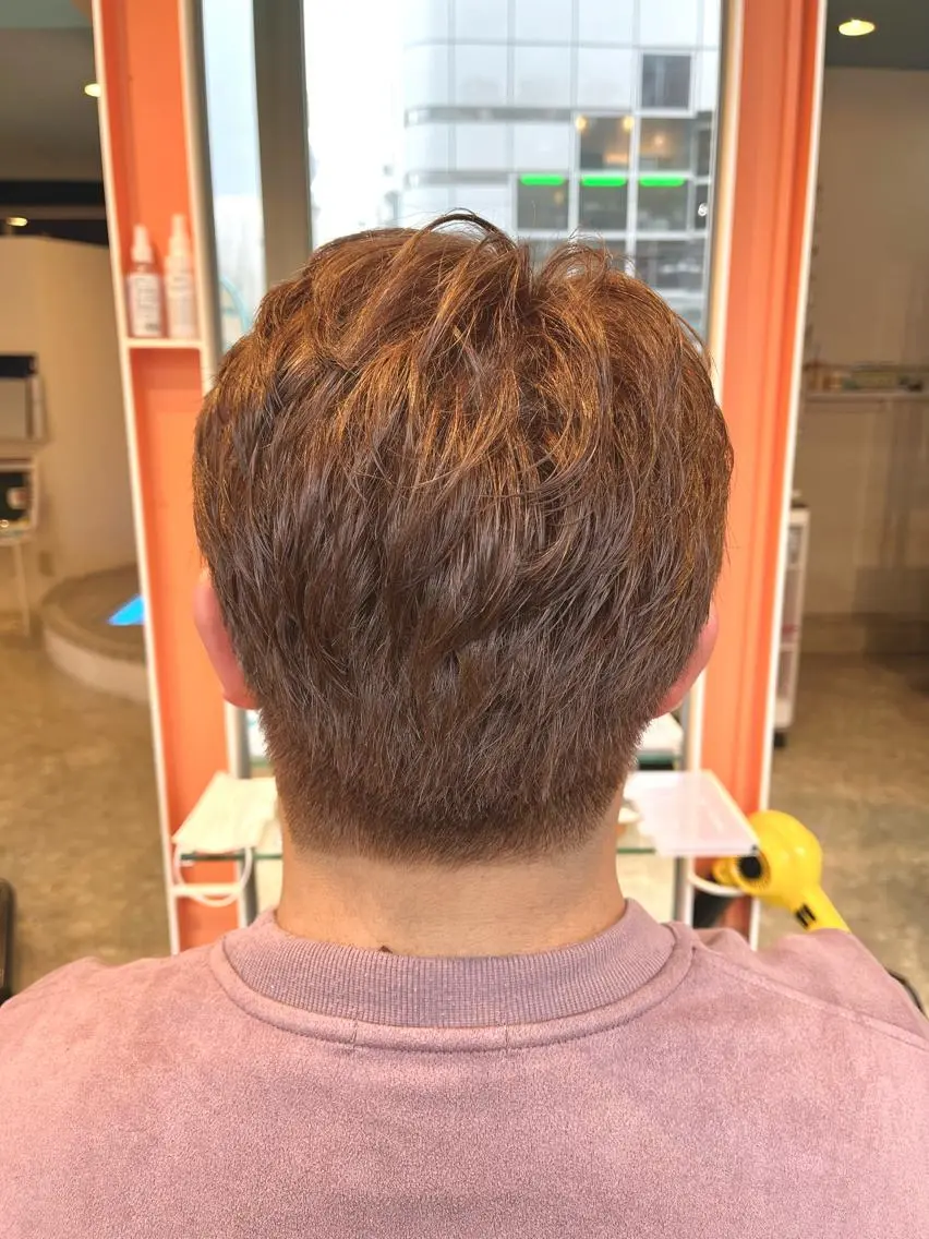 ショート カラー カット ヘアカラー トリートメント うしだ かおるのヘアスタイル
