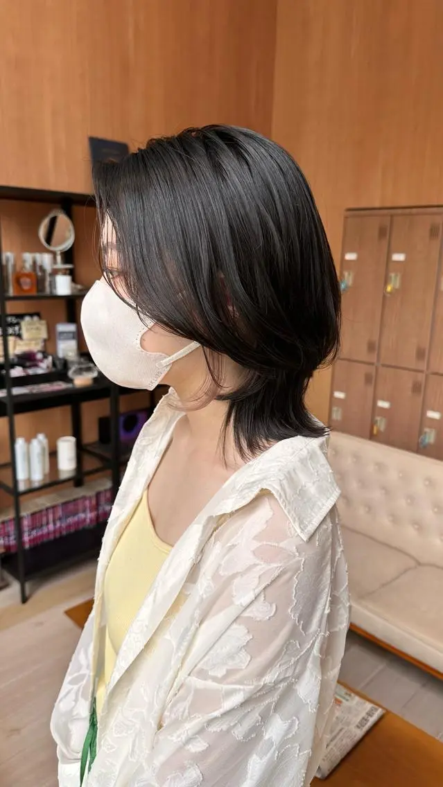 ミディアム 仲間 一貴のヘアスタイル