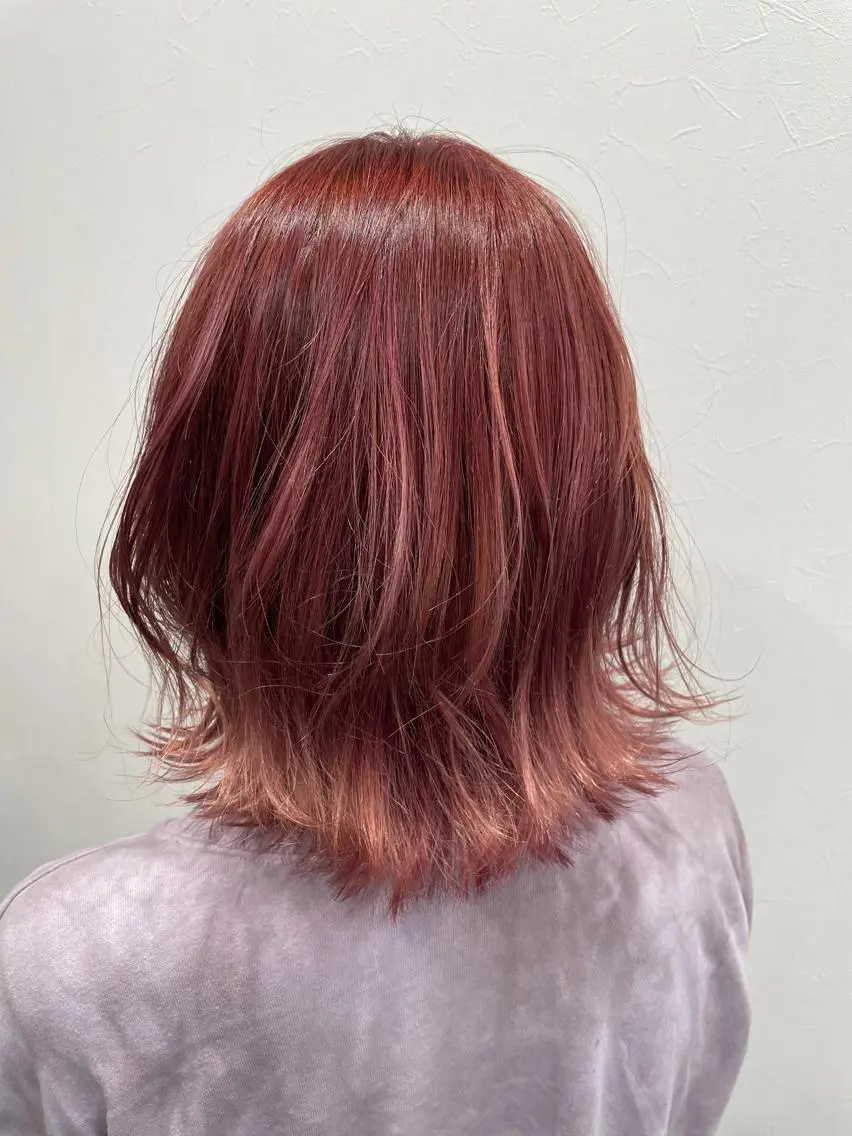 ミディアム カラー ヘアカラー トリートメント ダブルカラー🎉 ハイトーン🎉スドウのヘアスタイル
