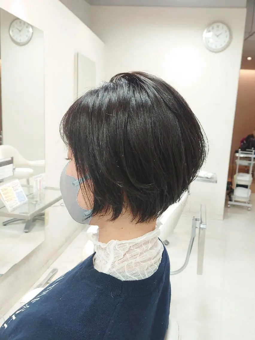 ショート ショートボブ ボブ ショートヘア カット nagane sayakaのヘアスタイル