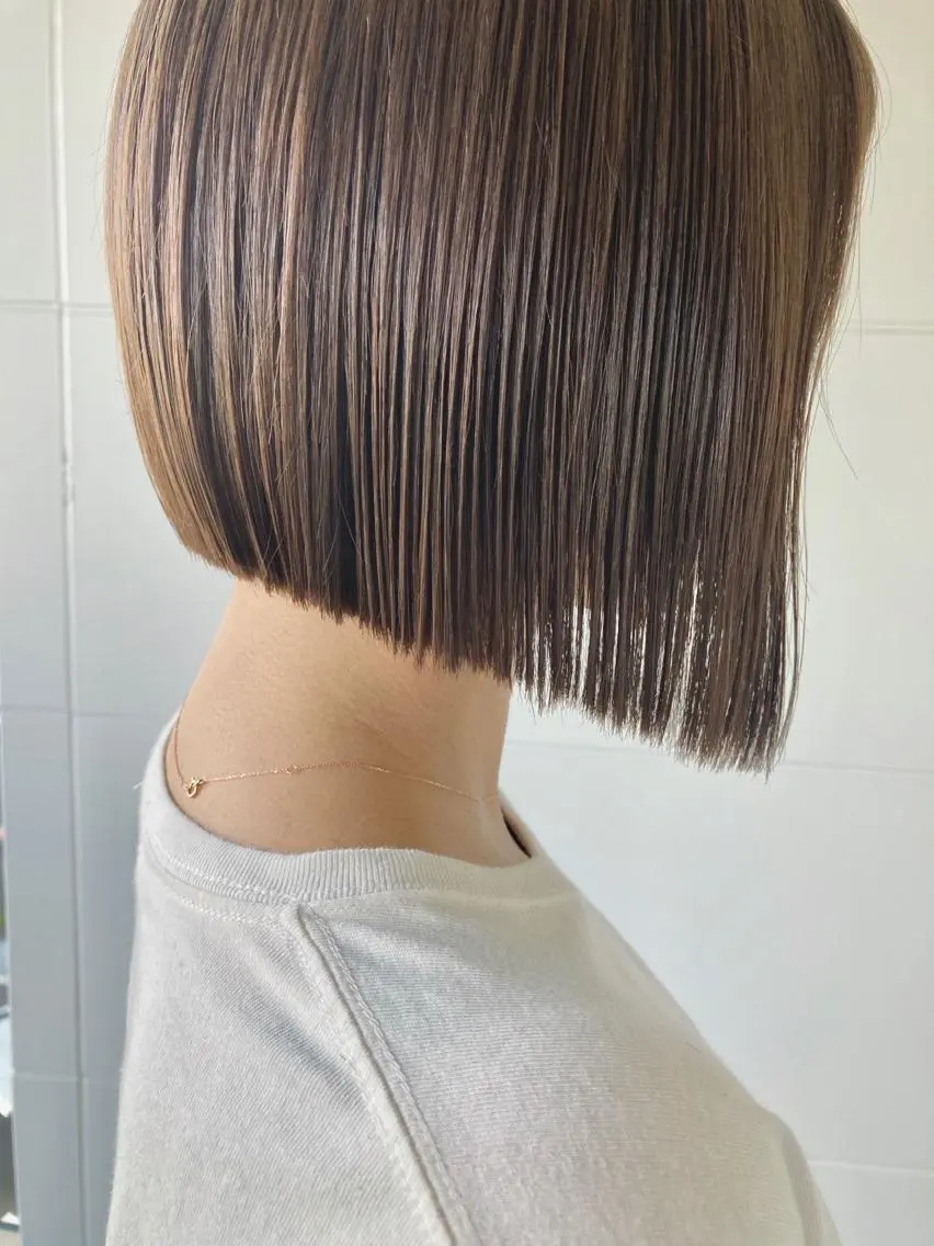 ミディアム ボブ タカツド ユウキのヘアスタイル