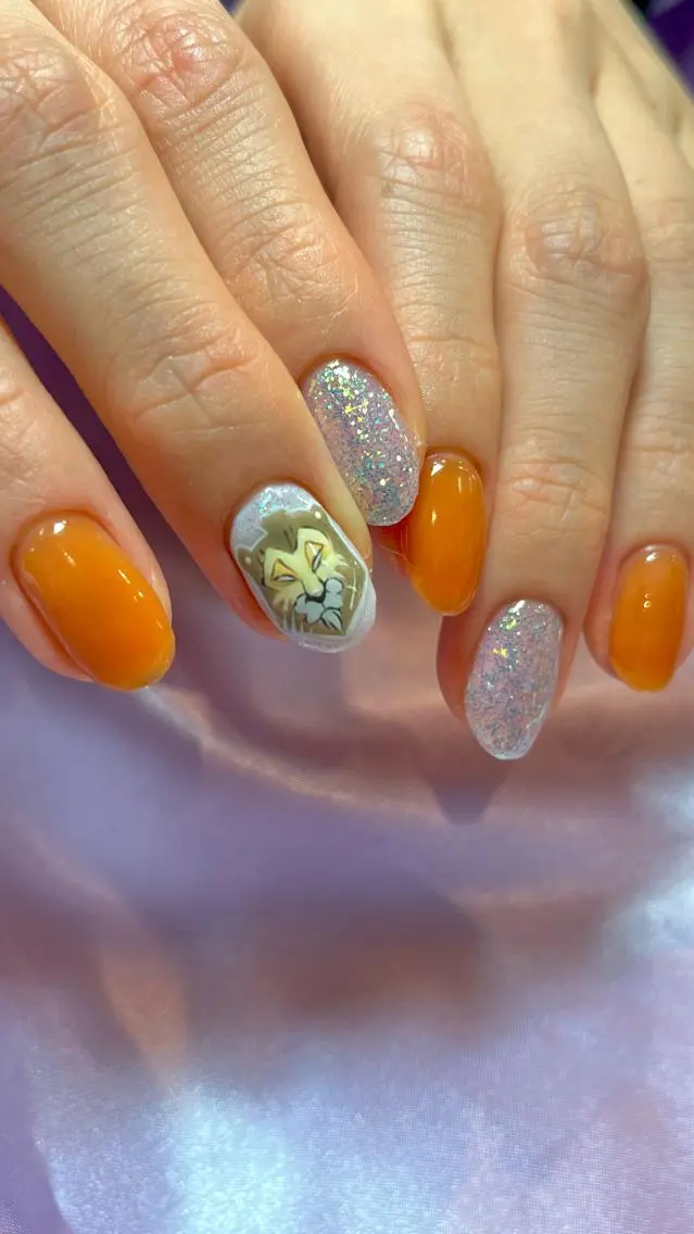 ネイル アートネイル ゴールド キラキラネイル ラメ(グリッター) ロングネイル Para Sol nail Maoのネイルデザイン