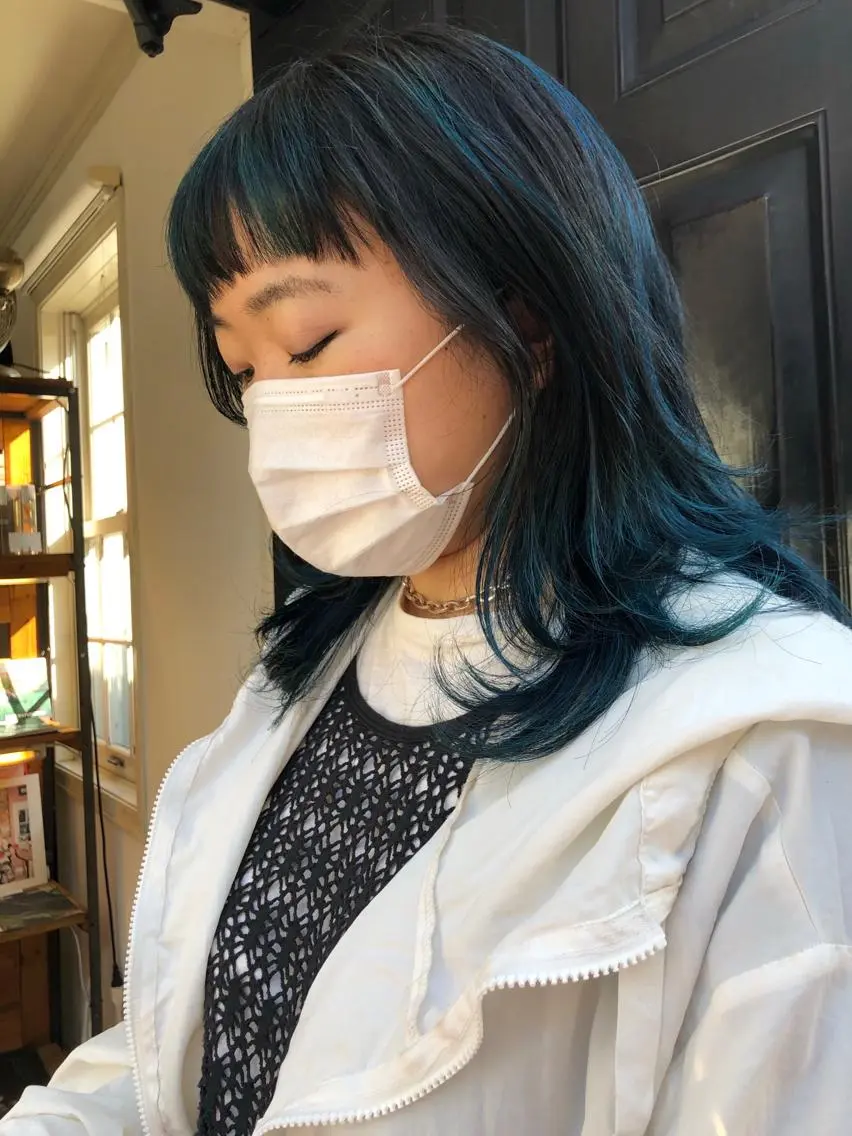 セミロング カラー eri kinjoのヘアスタイル