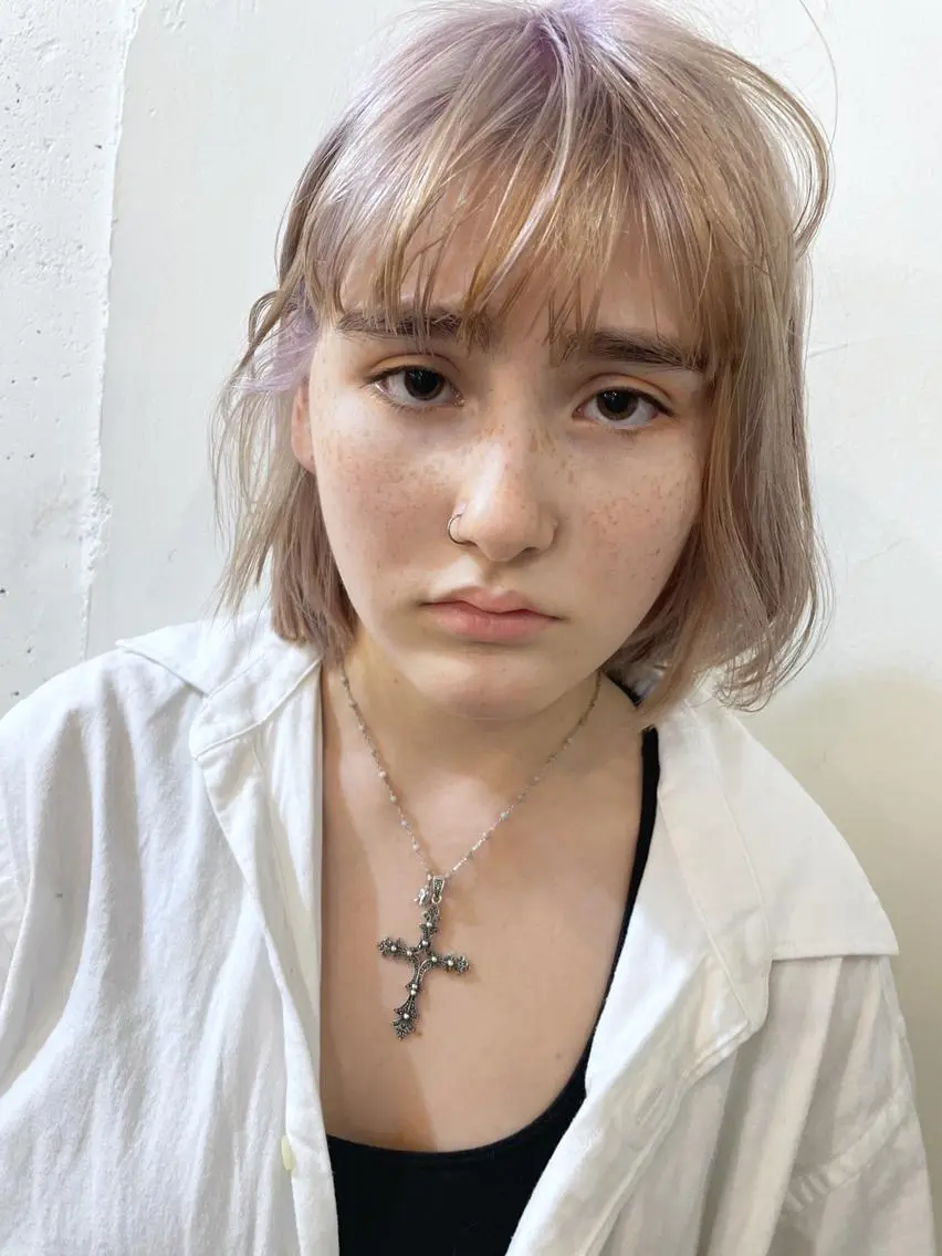 ミディアム 🌼U24 ヘアデザインラボのヘアスタイル