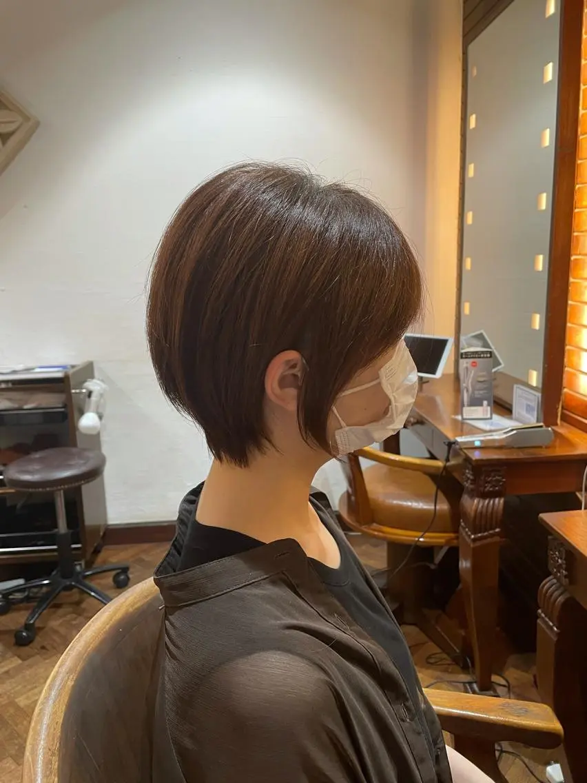 ショート ショートボブ ボブ ショートヘア トリートメント 酸熱トリートメント stylist YUTOのヘアスタイル