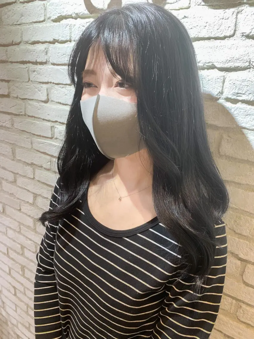 ロング カラー ヘアアレンジ ヘアカラー トリートメント yuka .のヘアスタイル
