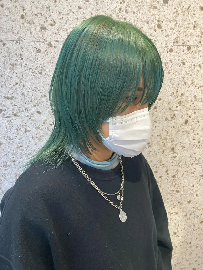 ミディアム カラー 髪質改善.縮毛矯正 ×韓国ヘアyukiのヘアスタイル