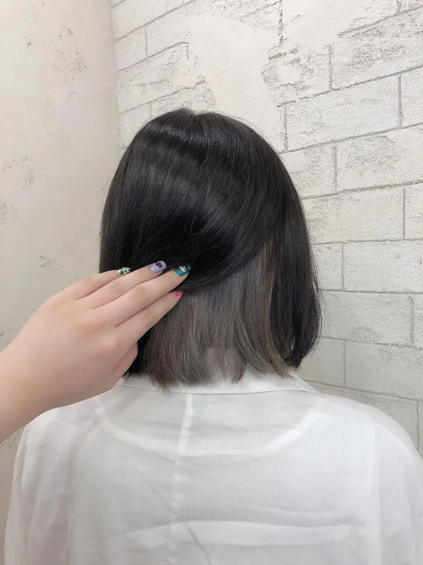 ショート カラー カット ヘアカラー トリートメント ヘッドスパ ヘアセット ️韓国ヘア/レイヤー カットYūka❤️のヘアスタイル