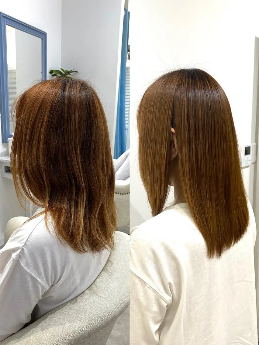 セミロング 髪質改善 ✨髪質改善が大好評✨ 美容室lic近藤✨のヘアスタイル