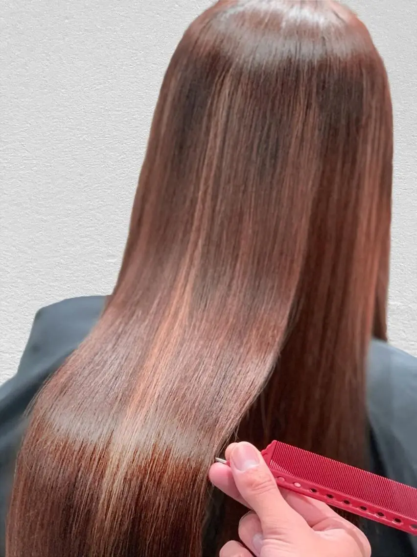 セミロング 髪質改善 N°number大分 ナンバーmikotoのヘアスタイル