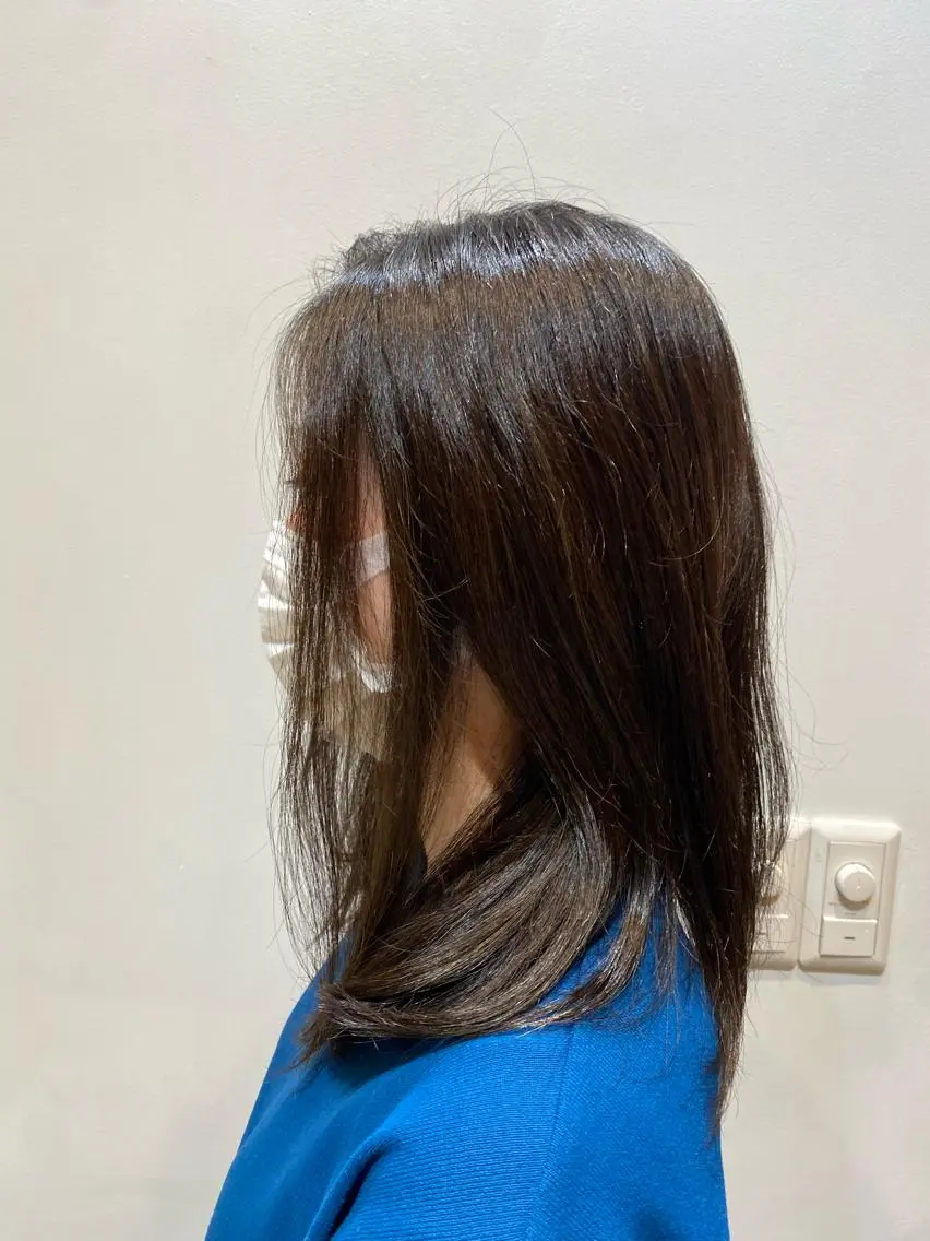 セミロング 小顔カット 🌿リョウカのヘアスタイル