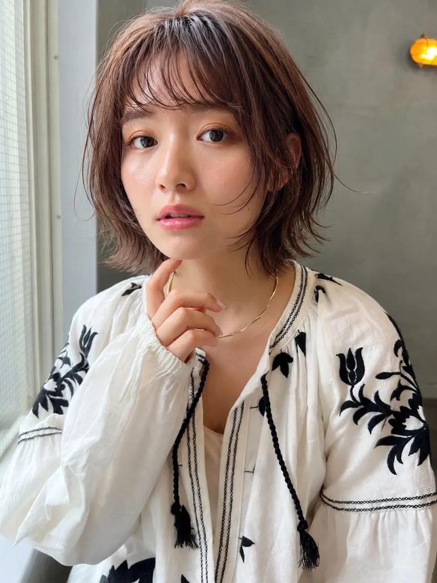 カラー ブラウンカラー カット ヘアカラー LoRE hairのヘアスタイル